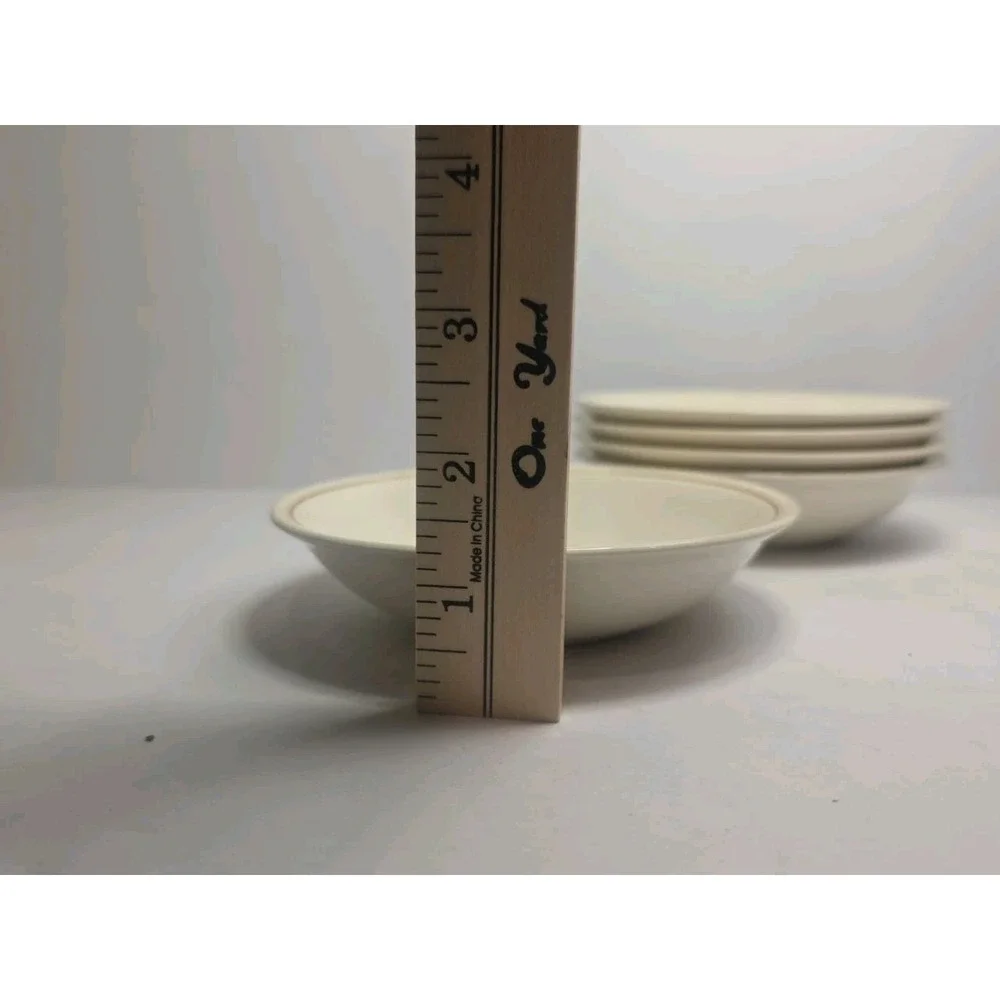 5 Paden‎ City Pottery Berry/Fruit/dessert Bowls  Ivy 5 1/4